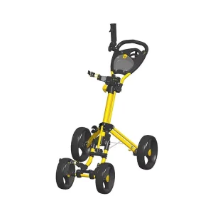 Custom LOGO Four wheel Aluminum Alloy Golf Trolley Chartered Folding Cart for Golf Course
