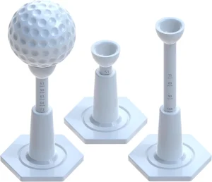 Custom LOGO Golf Tees Adjustable Unbreakable Golf Tee for Mats Driving Range Tee Flight Path Golf Simulator Accessories