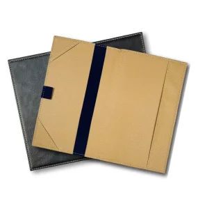 Custom LOGO Leather Golf Score Card Holder Folded Yardage Book Cover Durable Golf Scorecard Holders