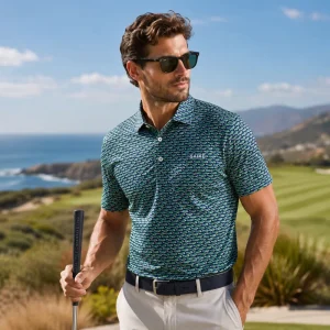 Custom Ladies Performance Golf Polo Shirt Slim Fit Moisture Wicking Printed Four-Way Stretch Women’s Athletic OEM Female Golf