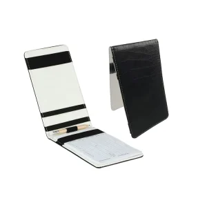 Custom Leather Golf Performance Scorecard Holder with Pencil and Scorecard