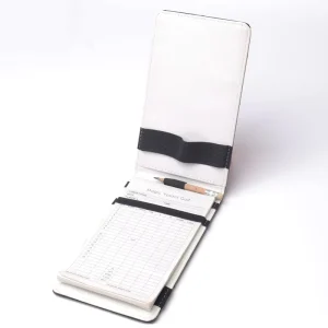 Custom Leather Golf Scorecard and Yardage Book Cover Premium Holder