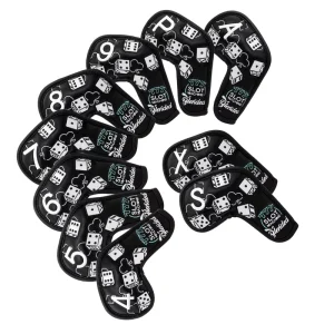 Custom Leather Iron Headcover Set for 4-9, A, S, P, X