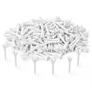 Custom Logo 38mm Plastic Golf Tees Lightweight Durable Practice Tees for Driving Range Golf Course Training