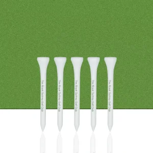 Custom Logo 4 Prong Plastic Golf Tees 54mm 70mm 83mm Practice Driving Range Tees Golf Equipment Accessories
