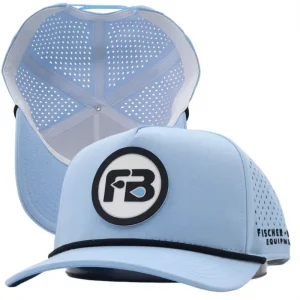 Custom Logo 5 Panel Caps Chrome Curved Brim Unisex Baseball Cap Sports Waterproof Polyester PVC Patch