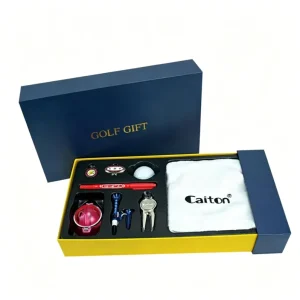 Custom Logo 8 in 1 Golf Gift Set Golf Accessories Kit with Towel Divot Tool Ball Marker for Golf Event Gift