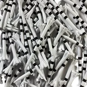 Custom Logo 83mm Forked Golf Tees Durable Split Design Practice Tees for Driving Range Golf Course Training