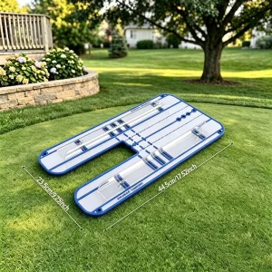 Custom Logo Acrylic Golf Putting Mirror Large Alignment Training Aid Portable Putting Trainer for Swing Practice