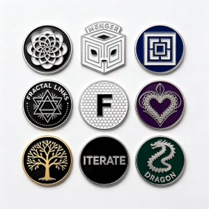 Custom Logo Animal Golf Ball Markers Hat Clip Golf Hammered Ball Marker
