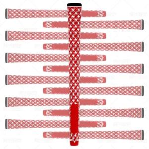 Custom Logo Anti-slip High Stability Midsize Standard Golf Rubber Iron Grips OEM Design Full Cord Lightweight
