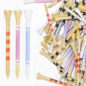 Custom Logo Bamboo Golf Tees Durable Golf Manufacturing Golf Accessories
