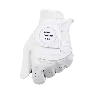 Custom Logo Breathable Lightweight PU Golf Gloves for Left or Right Hand