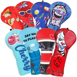 Custom Logo Bulk Golf Head Covers Golf Accessories Driver Hybrid Golf Headcover