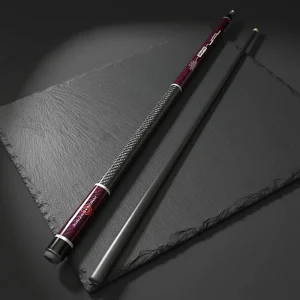 Custom Logo Carbon Fiber Pool Cue 18-20oz 10-13mm Tip 3K Twill Finish Hand Applied Inlay Professional Master Pool Cue