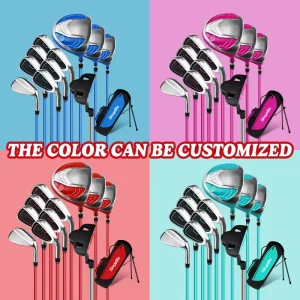 Custom Logo Children Training Equipment Kids Golf Clubs OEM Junior Golf Club Set with Bag