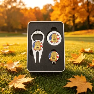 Custom Logo China Free Design Smooth Best Quality Cool Ball Marker Hat Clip Set