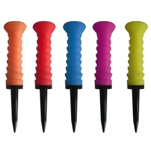 Custom Logo China professional customized unique plastic rubber elasticity golf tees