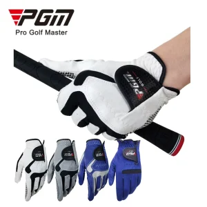 Custom Logo Color Microfibre Anti-slip Golf Gloves for Men Hands Protection