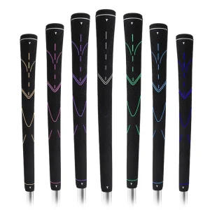 Custom Logo Colored Standard Size Golf Club Grips Oem Non Slip Black Golf Grip