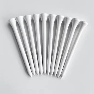 Custom Logo Custom Color Eco Friendly Biodegradable 100% Natural Bamboo Golf Tees 70mm/83mm Sizes Unique Design Custom Packaging