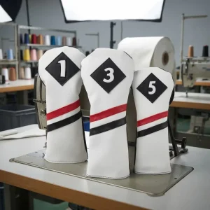 Custom Logo Design Golf Driver Cover Set PU Leather Golf Club Headcover Custom Golf Club Head Covers OEM