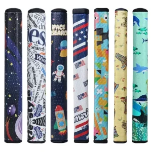 Custom Logo Design Light Weight EVA PU Leather Putter Golf Club Grip OEM Comfortable Non Slip Golf Putter Grips