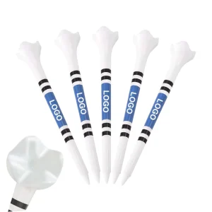 Custom Logo Durable Multi Size 4 Claw Plastic Golf Tees Lightweight Eco Friendly Custom Packaging Driving Range Factory Direct