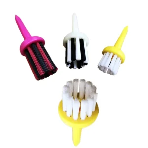 Custom Logo Eco-friendly Plastic Golf Tee Brush Unbreakable 3 Colors Sizes Driver Training Model A05
