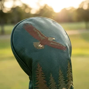 Custom Logo Embroidery Golf Headcover Waterproof PU Leather Customized Golf Driver Head Covers