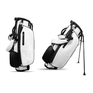 Custom Logo Embroidery Golf Stand Bag New Design Waterproof PU Leather Vessel Golf Bag