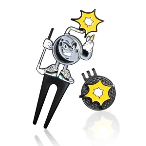 Custom Logo Enamel Metal Silicone Hat Clip and Magnetic Ball Marker Golf Club Accessories