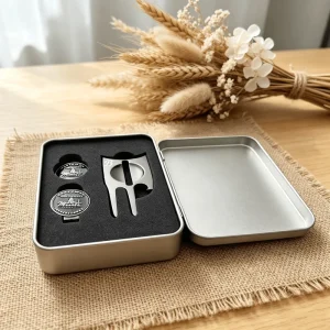 Custom Logo Free Design Smooth Best Quality Copper Ball Marker Set Box