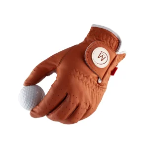 Custom Logo Genuine Leather Golf Gloves Breathable PU Leather for Hand Use