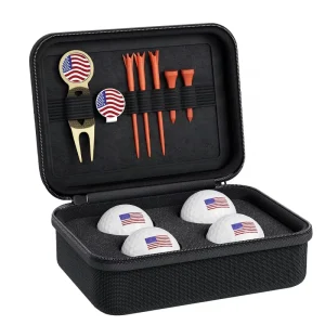 Custom Logo Gift Box Golf Tees Ball Markers Golf Gift Set Golf Accessories