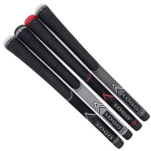 Custom Logo Golf Club Grips Standard Rubber for Wood Iron Wedges New Design with Comfort and Style