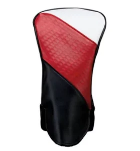 Custom Logo Golf Club Head Covers in Black, Red, and White for Driver