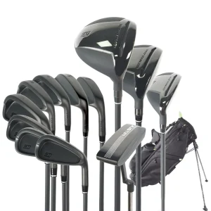 Custom Logo Golf Club Set Titanium Driver Stainless Steel Irons Putter Complete Kit for Training Course Rental
