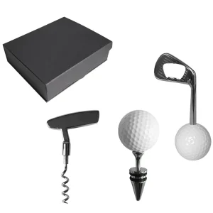Custom Logo Golf Corkscrew Set Multifunctional Golf Divot Tool With Bottle Opener for Golfer Business Corporate Gift
