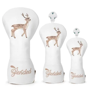 Custom Logo Golf Driver Fairway Hybrid Head Covers PU Leather Golf Accessories Headcover