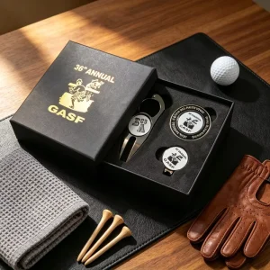 Custom Logo Golf Gift Box Golf Tee Ball Marker Divot Tool Golf Accessories Golf Tool Set Case Stainless Tool
