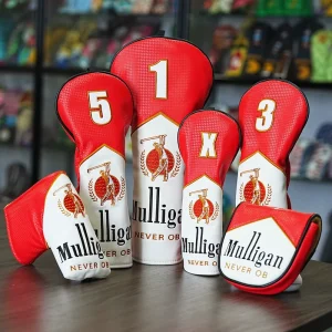 Custom Logo Golf Headcover Set for Wood Hybrid Driver Blade Mallet Putter