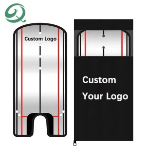 Custom Logo Golf Putting Aids Alignment Mirror Portable Acrylic Golf Putting Trainer Acrylic EyeLine Golf Classic Putting Mirror