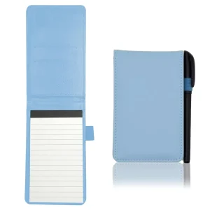Custom Logo Golf Scorecard Holder PU Leather Yardage Book With Pencil Holder Gift