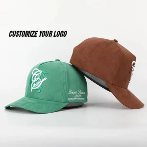 Custom Logo Hand Embroidery 5 Panel Mens Women Golf Hat Outdoor Sports Baseball Cap