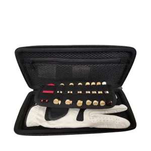 Custom Logo Hard EVA Golf Accessories Organizer Bag Waterproof Shockproof Travel Case for Gloves