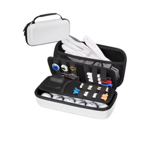 Custom Logo Hard EVA Golf Caddie Case Waterproof Storage Bag with Protective Zipper Pouch for Tees Markers Accessories OEM ODM