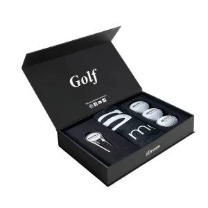 Custom Logo High Performance Golf Ball Golf Towel Marker Tee Gifts Set Box Golf Ball