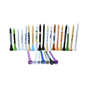 Custom Logo High Quality Eco Friendly Bamboo Wood Golf Tees New Design Golf Accessories