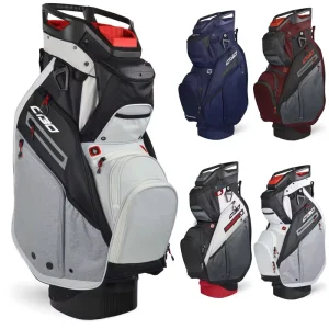 Custom Logo High Quality Nylon Golf Bag Waterproof Nylon Golf Cart Bag 14 Compartment Top Storage Bag Multi Pocket Rain Cover